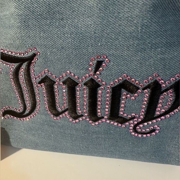 Juicy Couture Denim Blue Cosmetic Bag - Picture 3 of 6